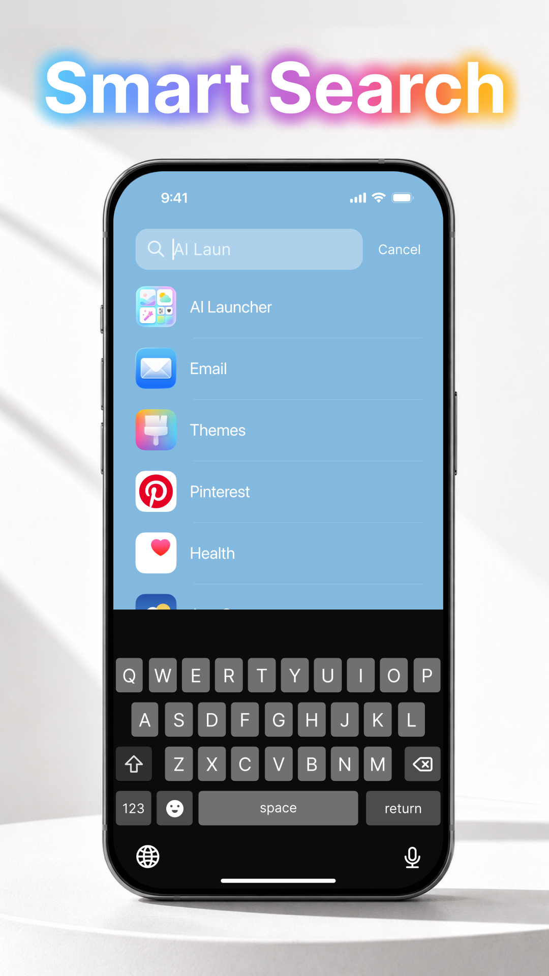 Smart search launcher preview